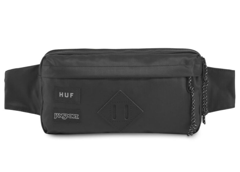 HUF Waisted LS Bag - Black Coated Ripstop